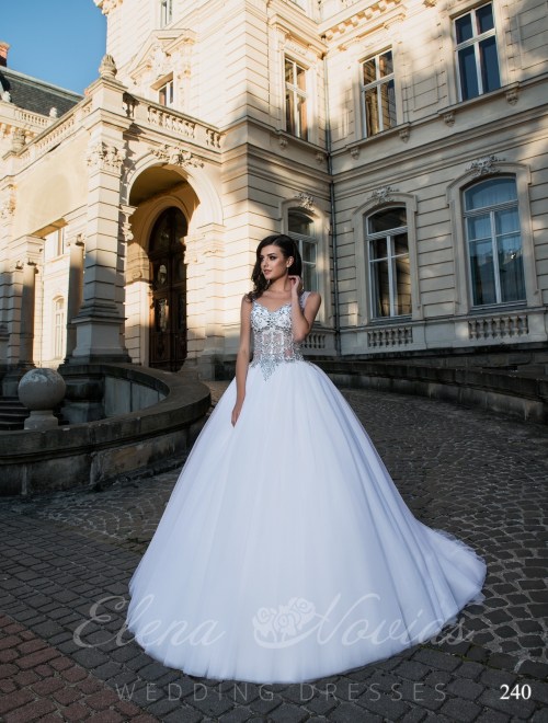 Свадебное платье с камнями Сваровски модель 240 240